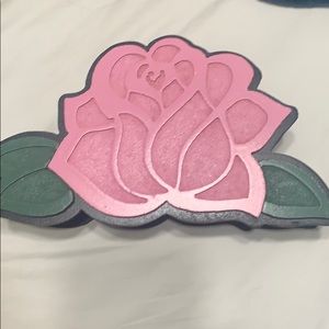 Rose makeup brush holder
